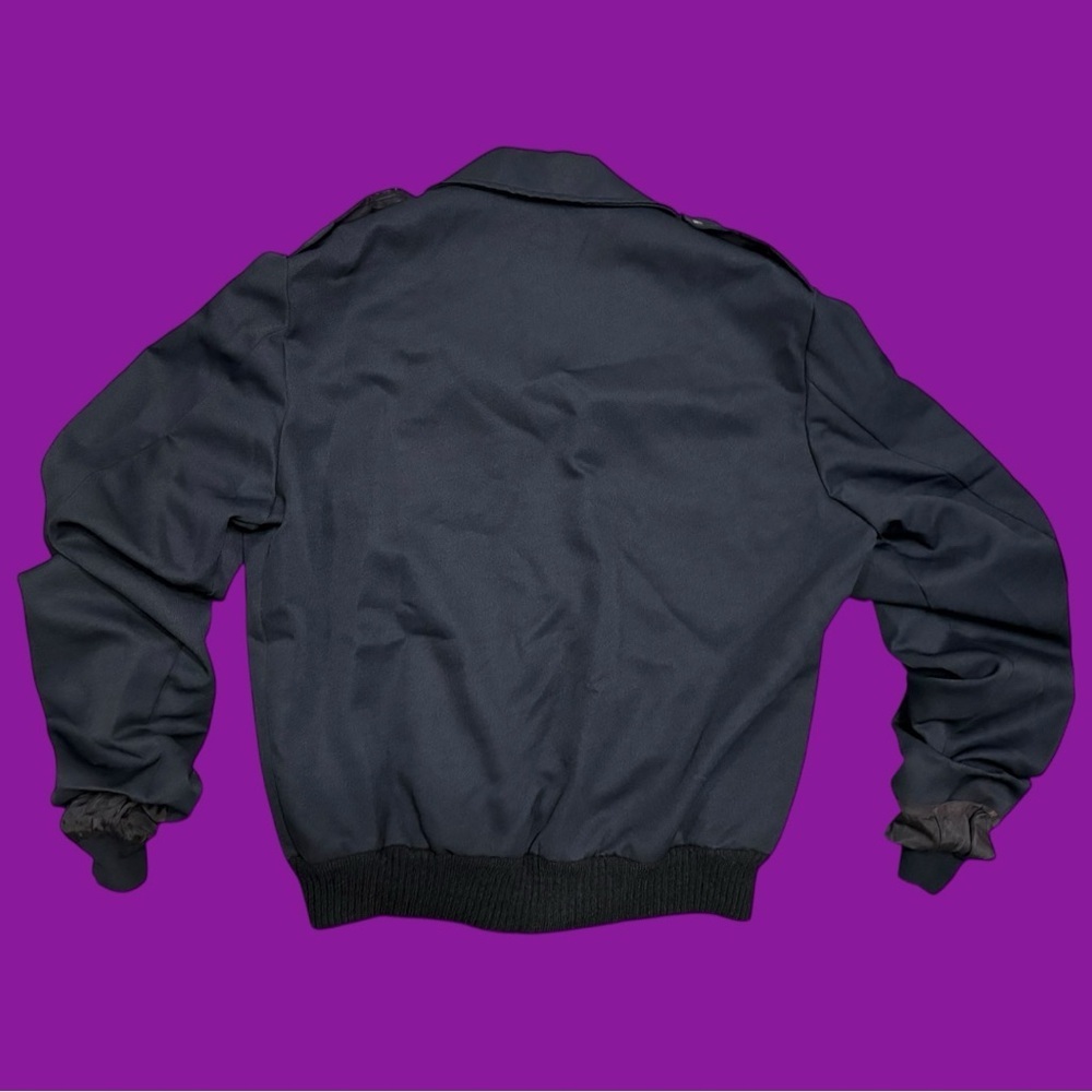 90s Black Bomber Utility Jacket - Picture 2 of 4